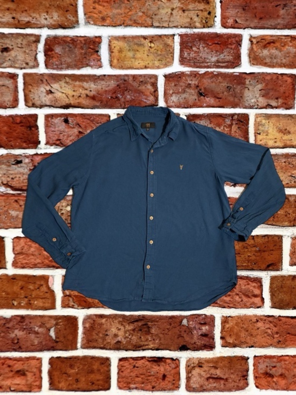 FRYE Cotton Button-Down Shirt